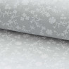 Printed Cotton MARGELIE Light Gray / White